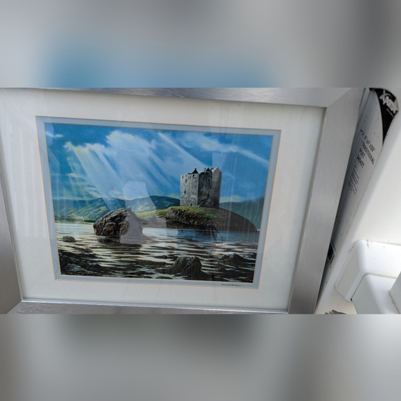 Maine Castle Painting Picture (EUC) - Picture 2 of 7